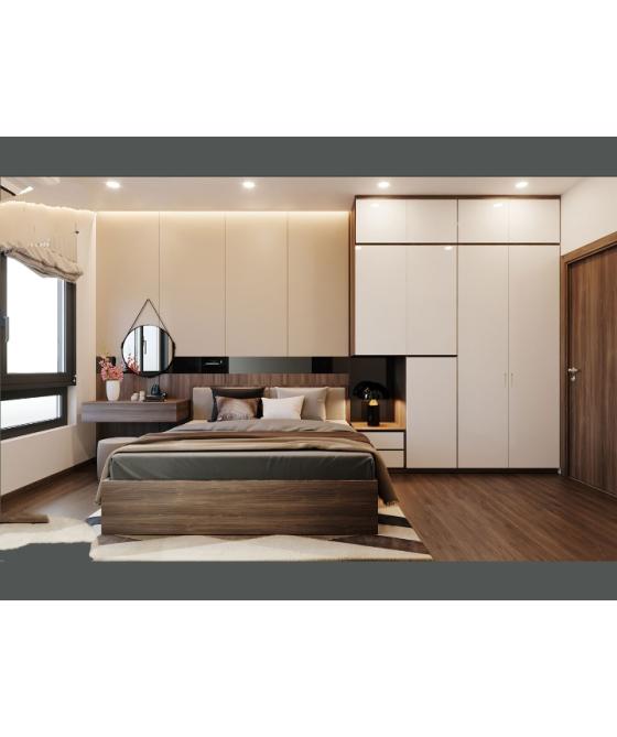 Tủ quần áo PN28 - Gỗ MDF - Dài 1.2m đến 1.8m (cao 2.4m) Tủ quần áo PN28 - Gỗ MDF - Dài 1.2m đến 1.8m (cao 2.4m)